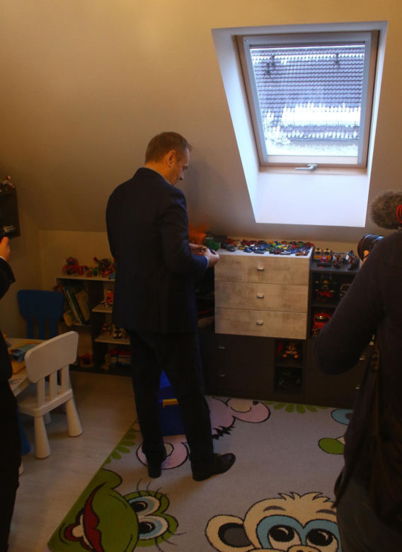 Donald Tusk odwiedził 7-letniego Jasia