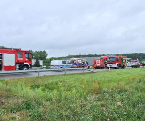 Skwierzyna. Makabryczny wypadek! Rowerzysta zginął pod kołami tira [ZDJĘCIA]