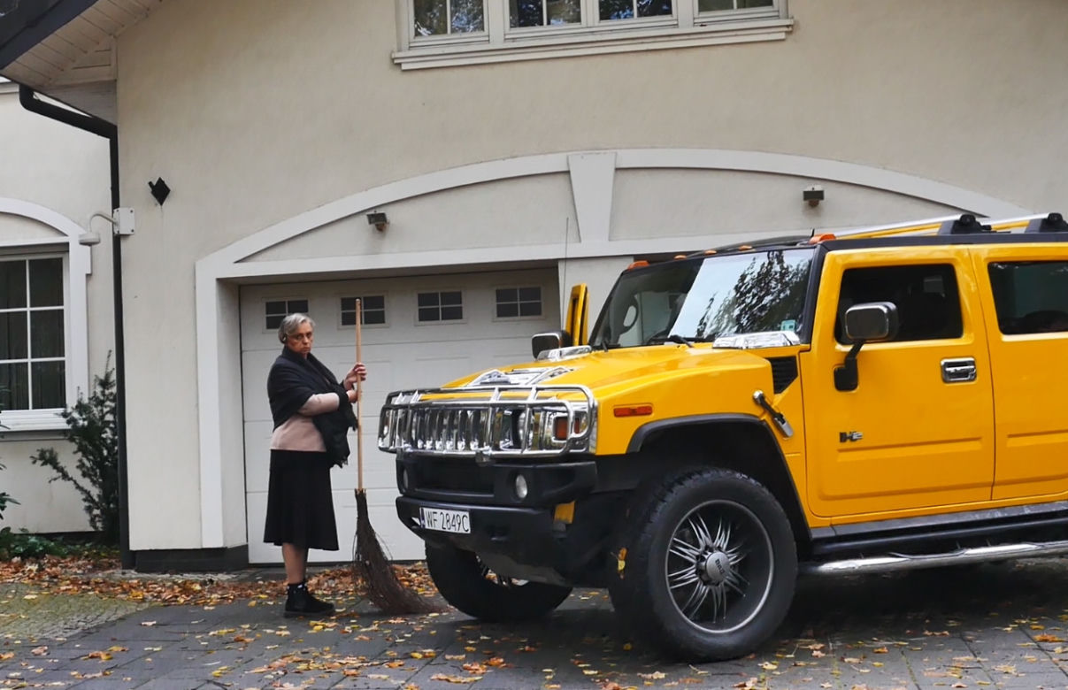 żółty Hummer w filmie "Miszmasz, czyli Kogel-Mogel 3"