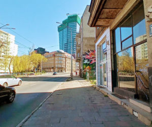Budowa Hanza Tower - kwiecień 2020