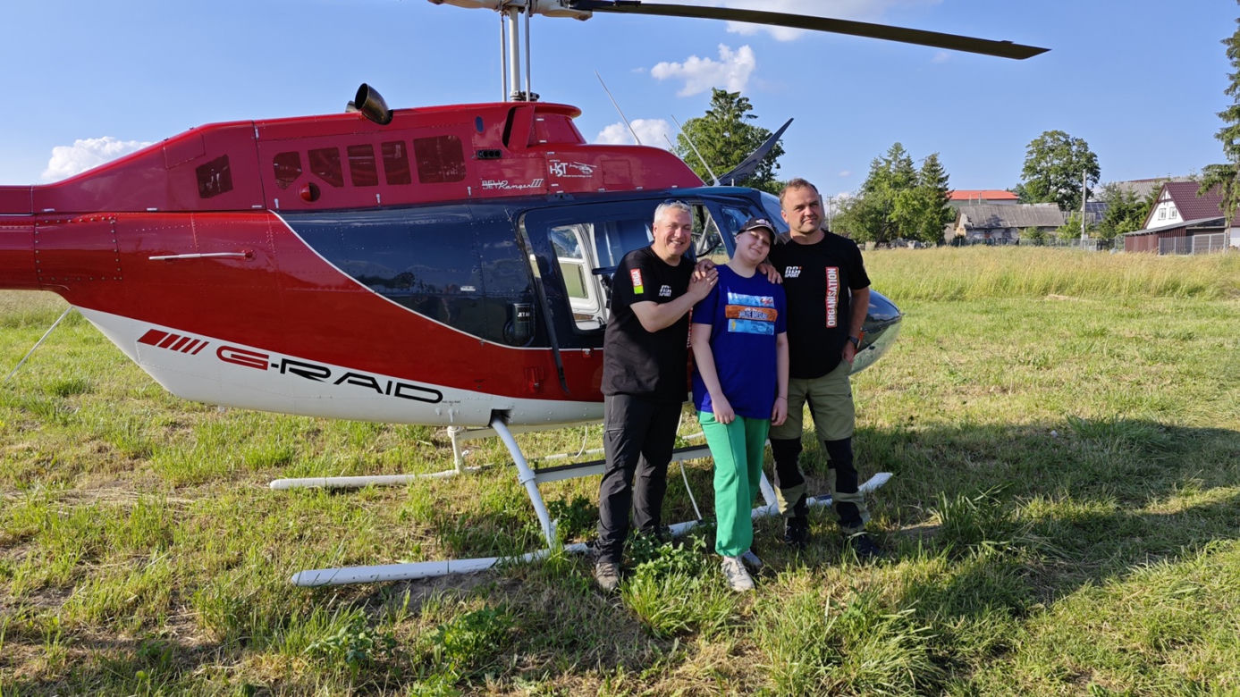Lot helikopterem - akcja charytatywna 