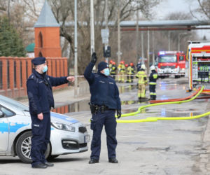 Duży wyciek gazu na Targówku 