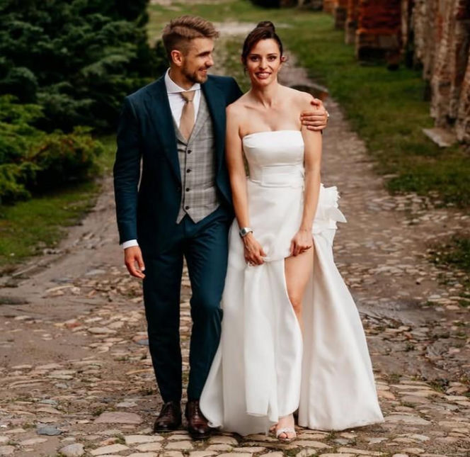 Jakub Popiwczak i jego żona Magda