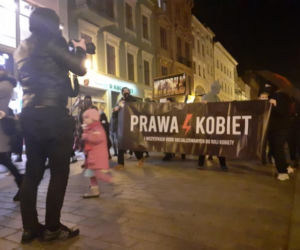 Strajk kobiet w Toruniu. Sejm i Jarosław Kaczyński z kartonów - 18.11.2020