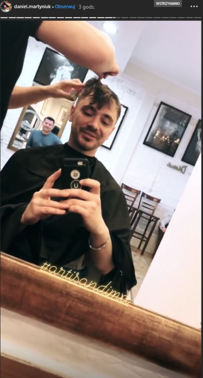 Daniel Martyniuk z tatą