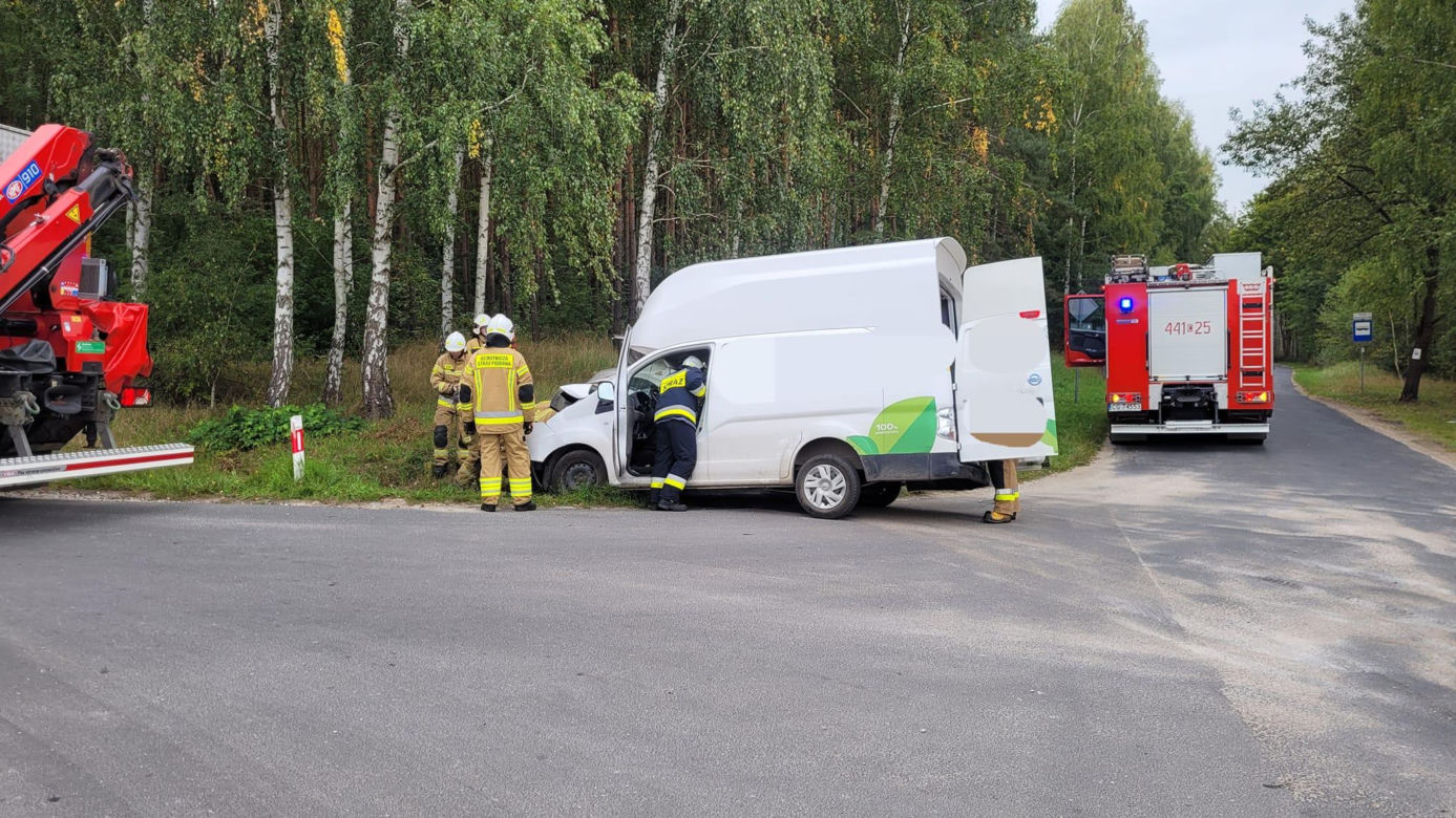 Wypadek drogowe w Nowej Wsi koło Grudziądza