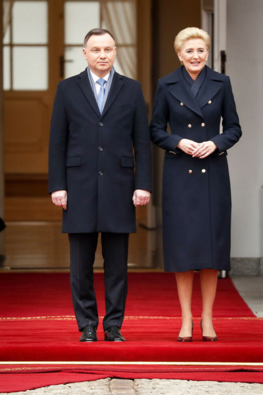 Stylowa Agata Duda na jesień