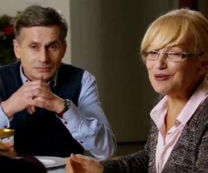 Przyjaciółki 3 sezon odcinek 31. Mama Wojtka (Katarzyna Żak), tata Wojtka (Tomasz Lulek)