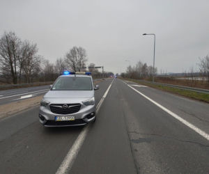 Czołowe zderzenie pojazdów na DK44