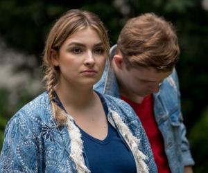 Barwy szczęścia, odcinek 1970. Klara (Olga Jankowska), Hubert (Marek Molak)