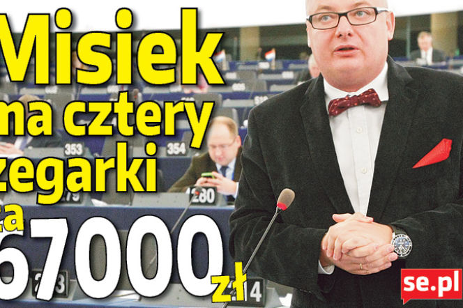 Misiek ma zegarki 