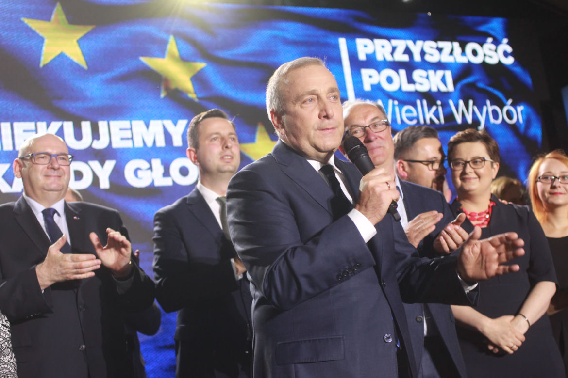Wieczór wyborczy Koalicji Europejskiej