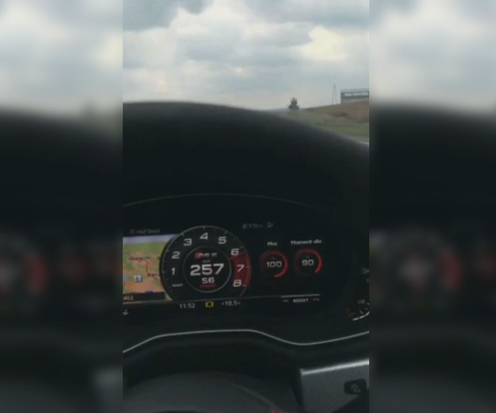 Zasuwał ponad 260 km/h autostradą A4. Nie wywinął się od odpowiedzialności