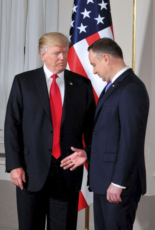 Andrzej Duda i prezydent USA Donald Trump