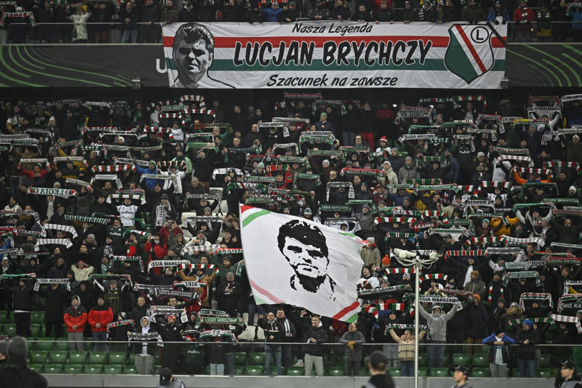 Legia - Lugano pożegnanie Brychczego