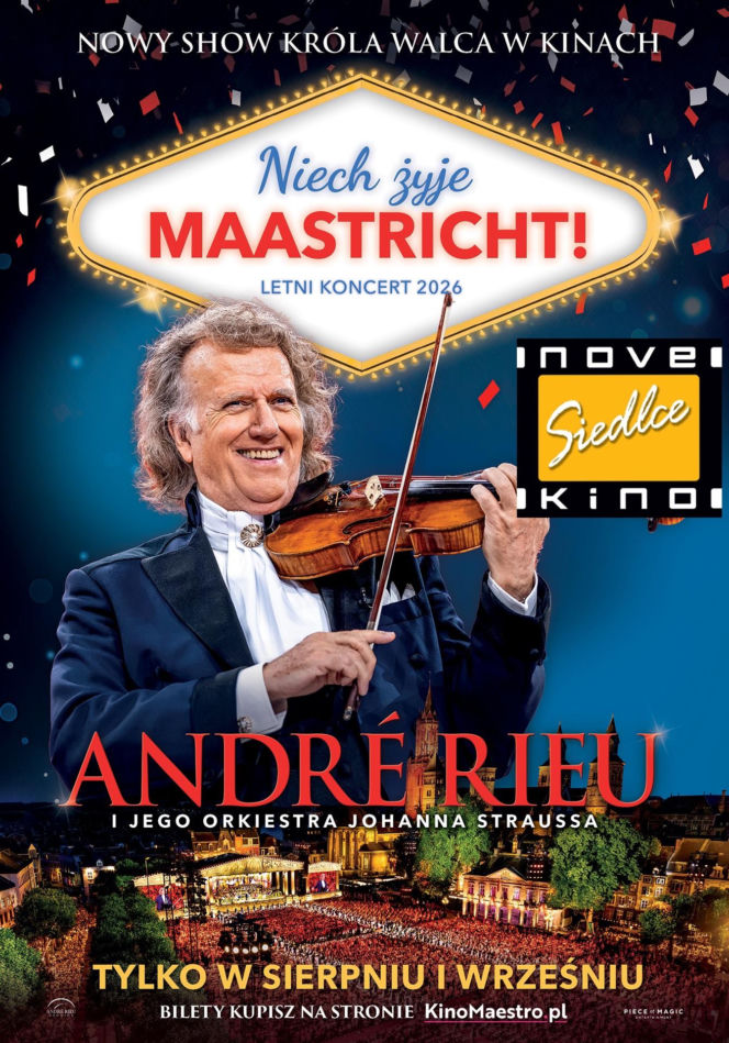 Maestro André Rieu zaprasza na jubileuszowy seans w NoveKino Siedlce