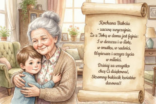 Kartka z życzeniami na Dzień Babci 2026