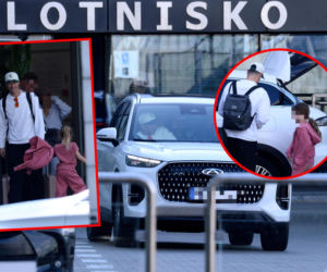 Robert Lewandowski przyleciał do Polski w wyjątkowej obstawie! Paparazzi go przyłapali