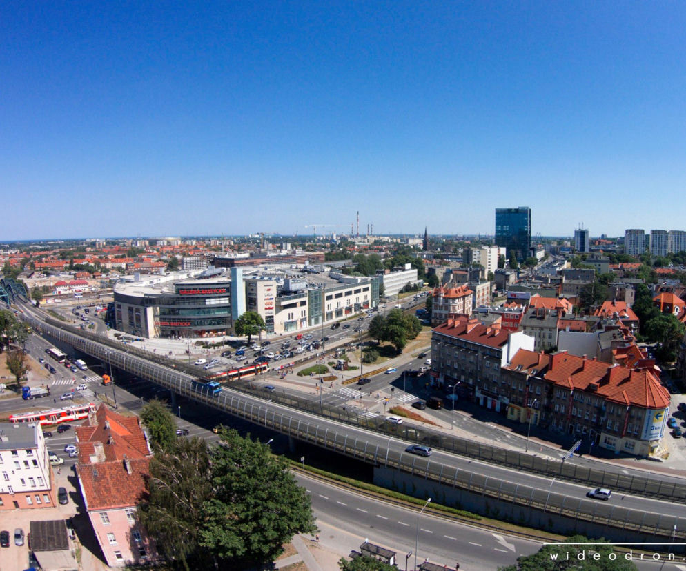 Wrzeszcz z lotu ptaka.