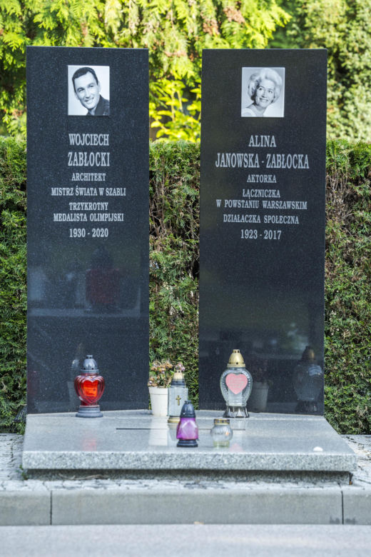 Grób Aliny Janowskiej