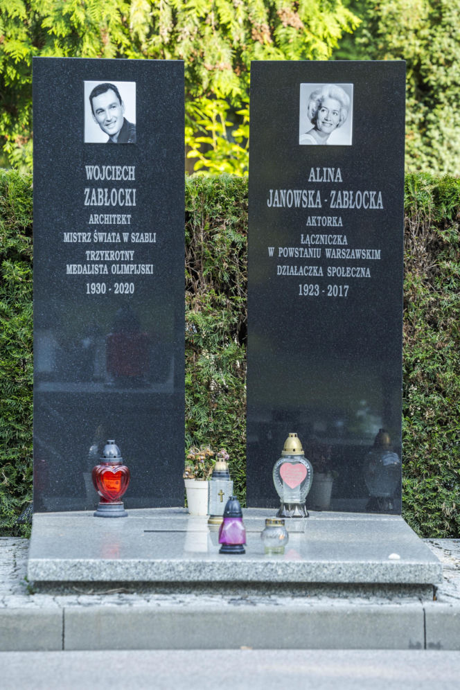Grób Aliny Janowskiej