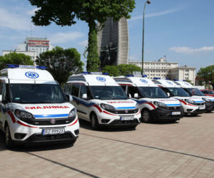 Nowe karetki. Będą służyły do walki z koronawirusem w Rzeszowie, Przemyślu, Krośnie, Sanoku i Mielcu 
