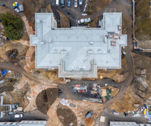 Sinfonia Varsovia w Warszawie podczas budowy