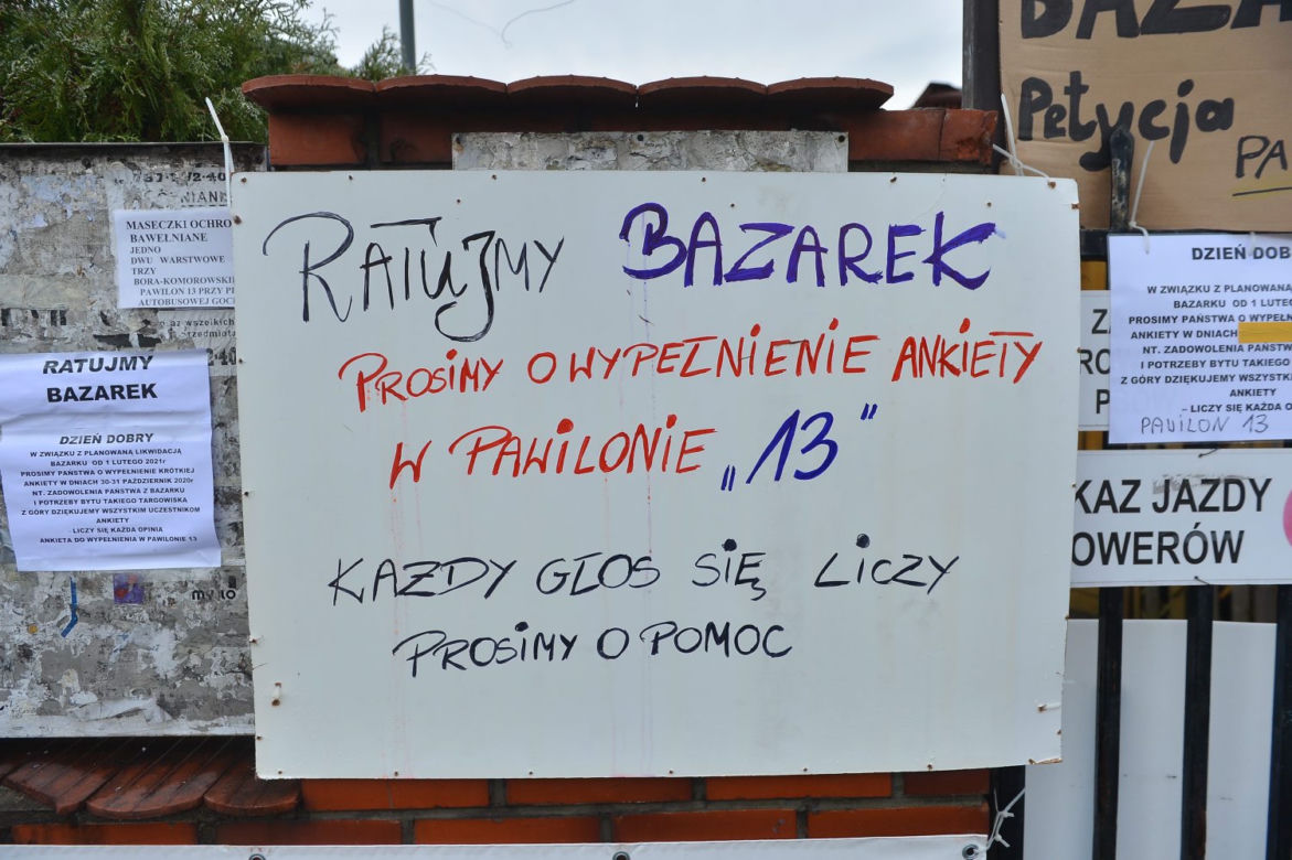 Zlikwidują bazarek na Gocławiu 