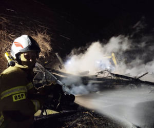 Barcice. Pozostawił po sobie tylko zgliszcza. 46-letni podpalacz zatrzymany
