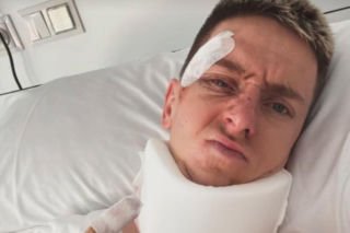 Vuelta a Espana: Okropny wypadek najlepszego kolarza świata! Potworna kraksa
