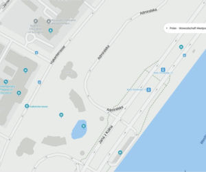 Niemieckie nazwy ulic w Szczecinie na mapach Bing