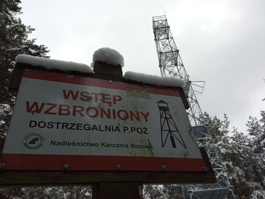 Wieża obserwacyjna na Górze św. Jadwigi