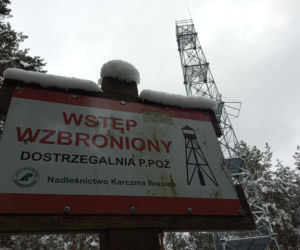 Wieża obserwacyjna na Górze św. Jadwigi