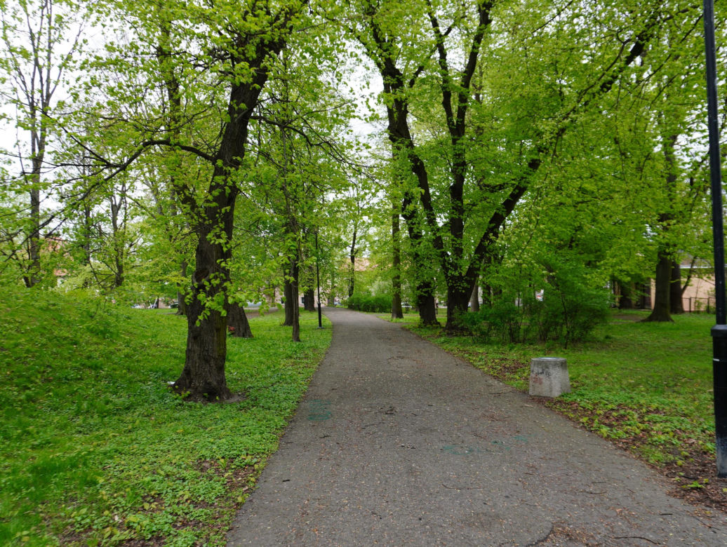 Park Bronowice wiosną 2024