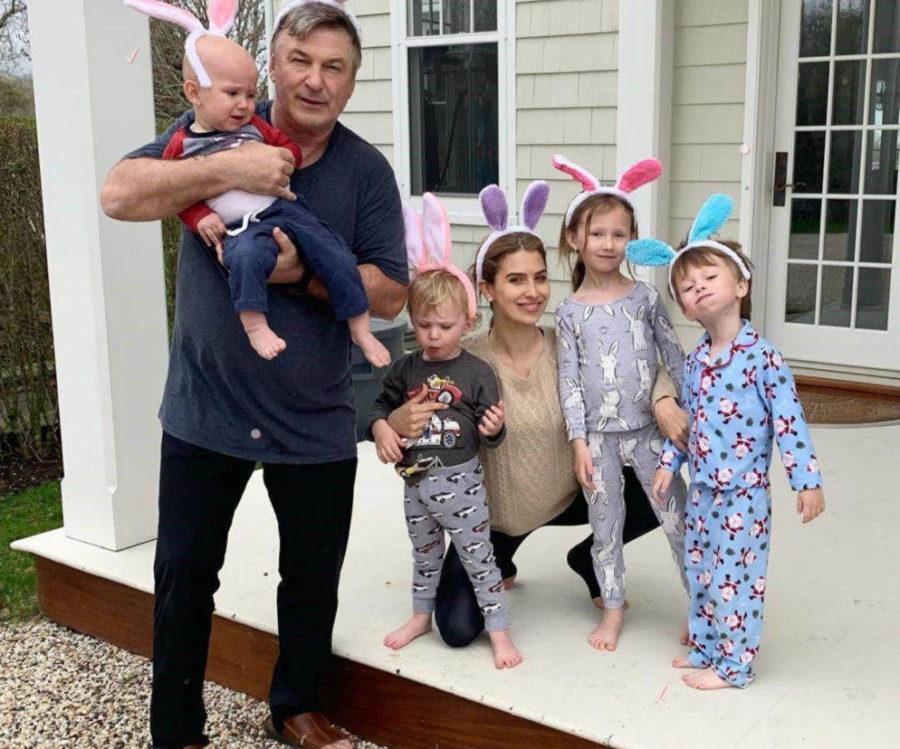 Alec Baldwin z rodziną