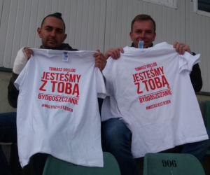 Kibice wspierają Tomasza Golloba