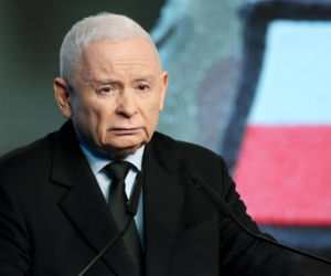 Jarosław Kaczyński mówił o NATO podczas konferencji PiS