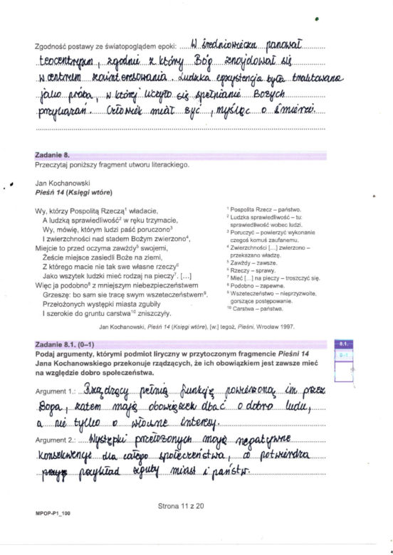 Matura 2025 - polski.