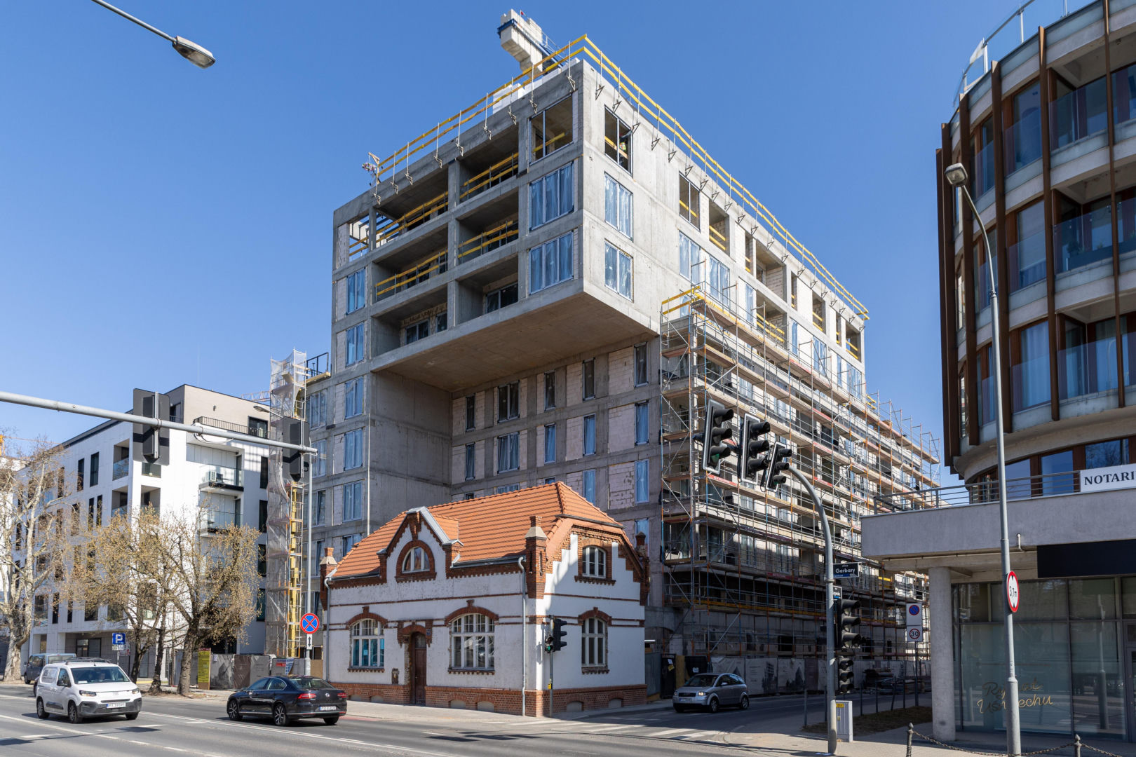 Kapitanat Garbary w Poznaniu - apartamentowiec w budowie