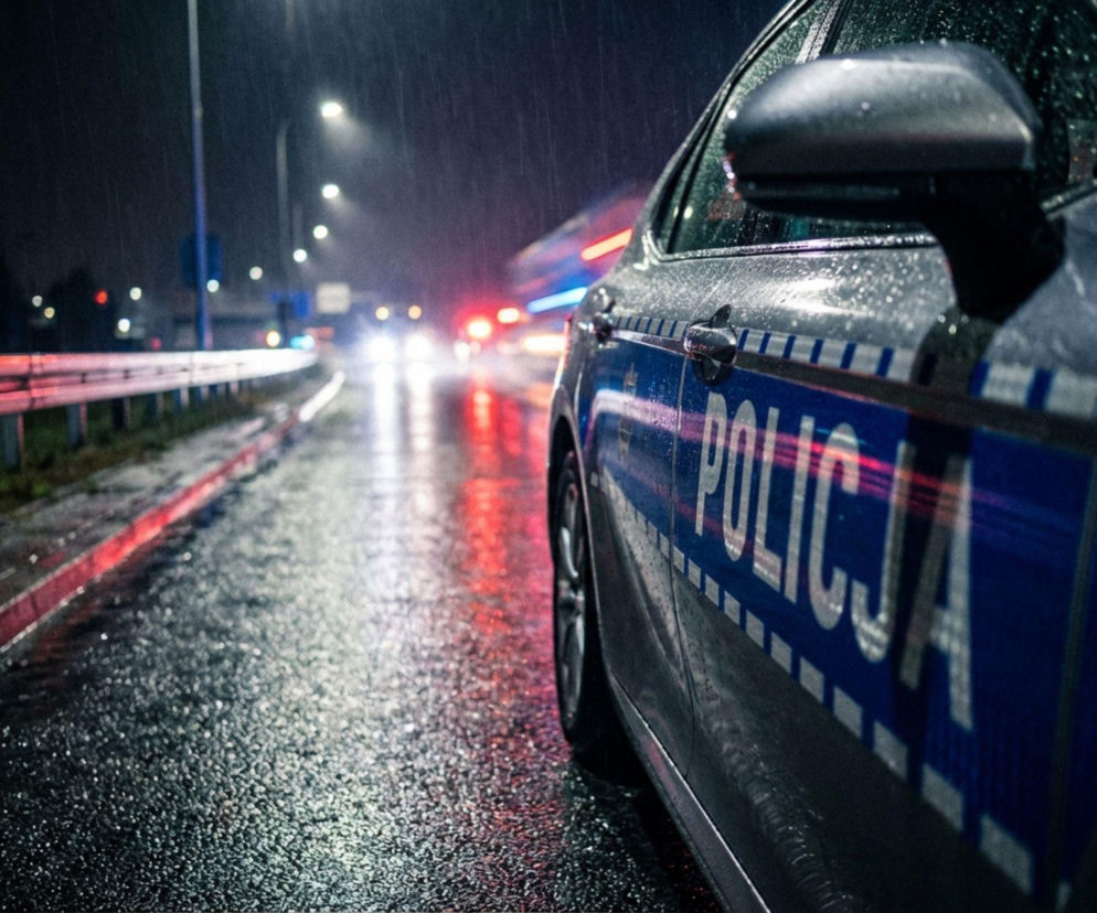 Napad z nożem w Kruszwicy. Policyjny pościg za skradzionym mercedesem