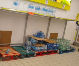 Białystok. Maseczki? Nie ma i nie będzie. Ze sklepów znikają mydła w płynie