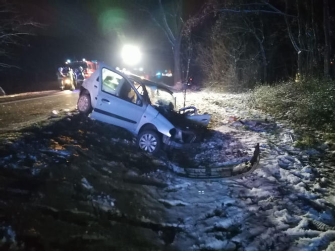 Wypadek w Dębołęce