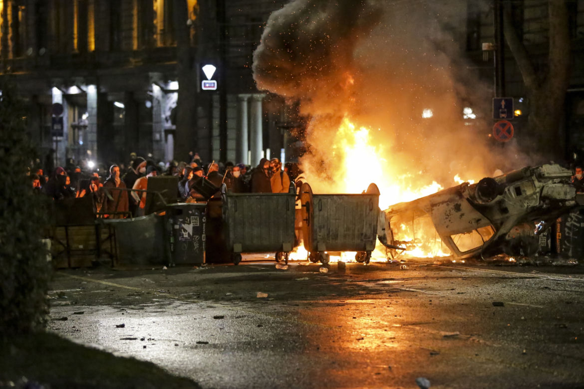 Protesty w Gruzji