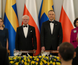 Marta Nawrocka, Karol Nawrocki, król Karol XVI Gustaw, królowa Sylwia