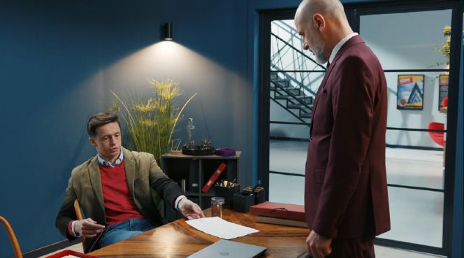 Barwy szczęścia odc. 3332. Kornel (Jakub Bohosiewicz), Błażej Modrzycki (Piotr Ligienza)