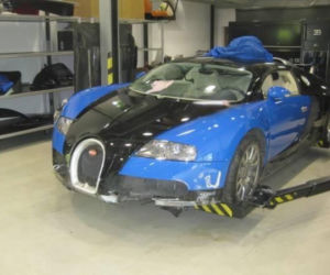 Rozbite Bugatti Veyron
