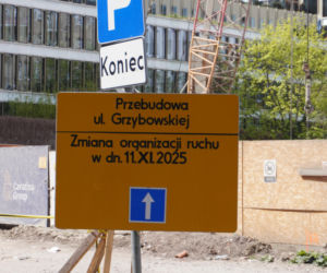 Od ubiegłego roku trwa przebudowa ulicy Grzybowskiej