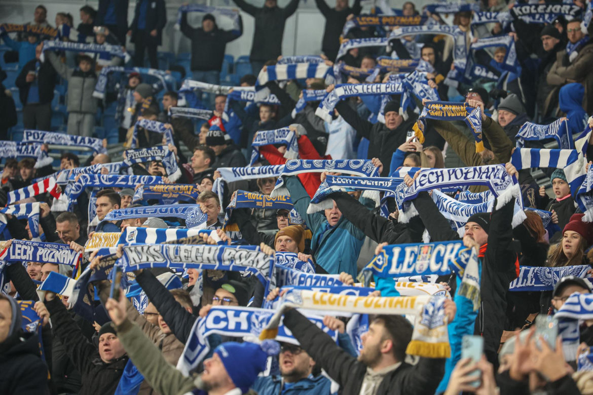 Lech Poznań - Zagłębie Lubin. Tak bawili się kibice na meczu PKO BP Ekstraklasy (10.02.2024)