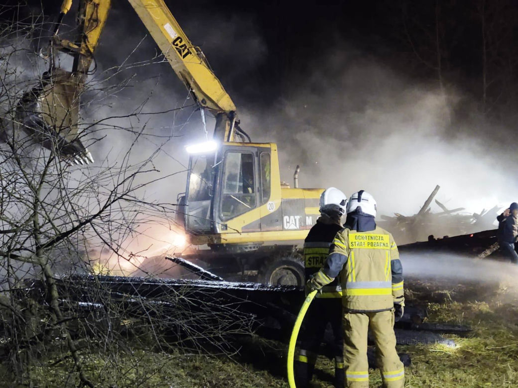 Barcice. Pozostawił po sobie tylko zgliszcza. 46-letni podpalacz zatrzymany