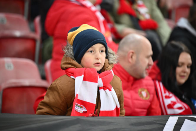 Widzew Łódź - Lech Poznań: Zdjęcia kibiców i zawodników z meczu 24. kolejki PKO BP Ekstraklasy